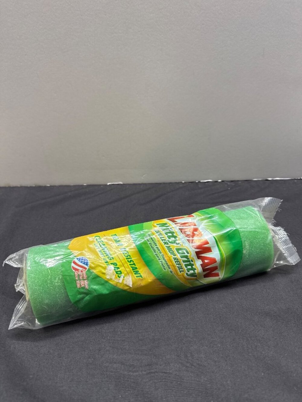 Libman Nitty Gritty Roller Mop Refill Tear-Resistant Cleaning Pads Made In USA